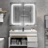 Bathroom Mirror Cabinet With LED Lights