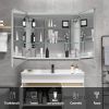 Bathroom Mirror Cabinet With LED Lights
