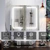 Bathroom Mirror Cabinet With LED Lights
