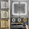 Bathroom Mirror Cabinet With LED Lights