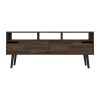 Hamburg TV Stand For TV´s up 60", Four Legs, Three Open Shelves