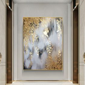 Handmade Oil Painting Abstract Rainy Cityscape Oil Painting Handmade Canvas Large Original Rain Water Droplet Landscape Painting Wall Art Home Decor (size: 150X220cm)