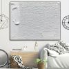 Hand Painted Oil Painting Large White Abstract Painting White Painting White 3D Textured Painting Modern Abstract Painting Living Room Minimalist Art