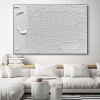 Hand Painted Oil Painting Large White Abstract Painting White Painting White 3D Textured Painting Modern Abstract Painting Living Room Minimalist Art