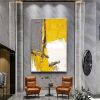 Oil Painting Handmade Hand Painted Wall Art Abstract Yellow Living Room Hallway Bedroom Luxurious Decorative Painting